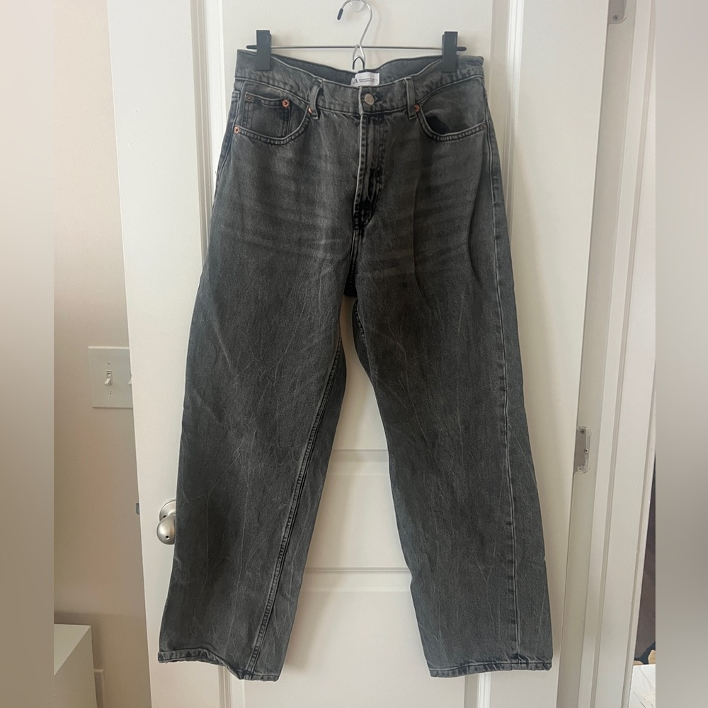 Zara gray wash jeans